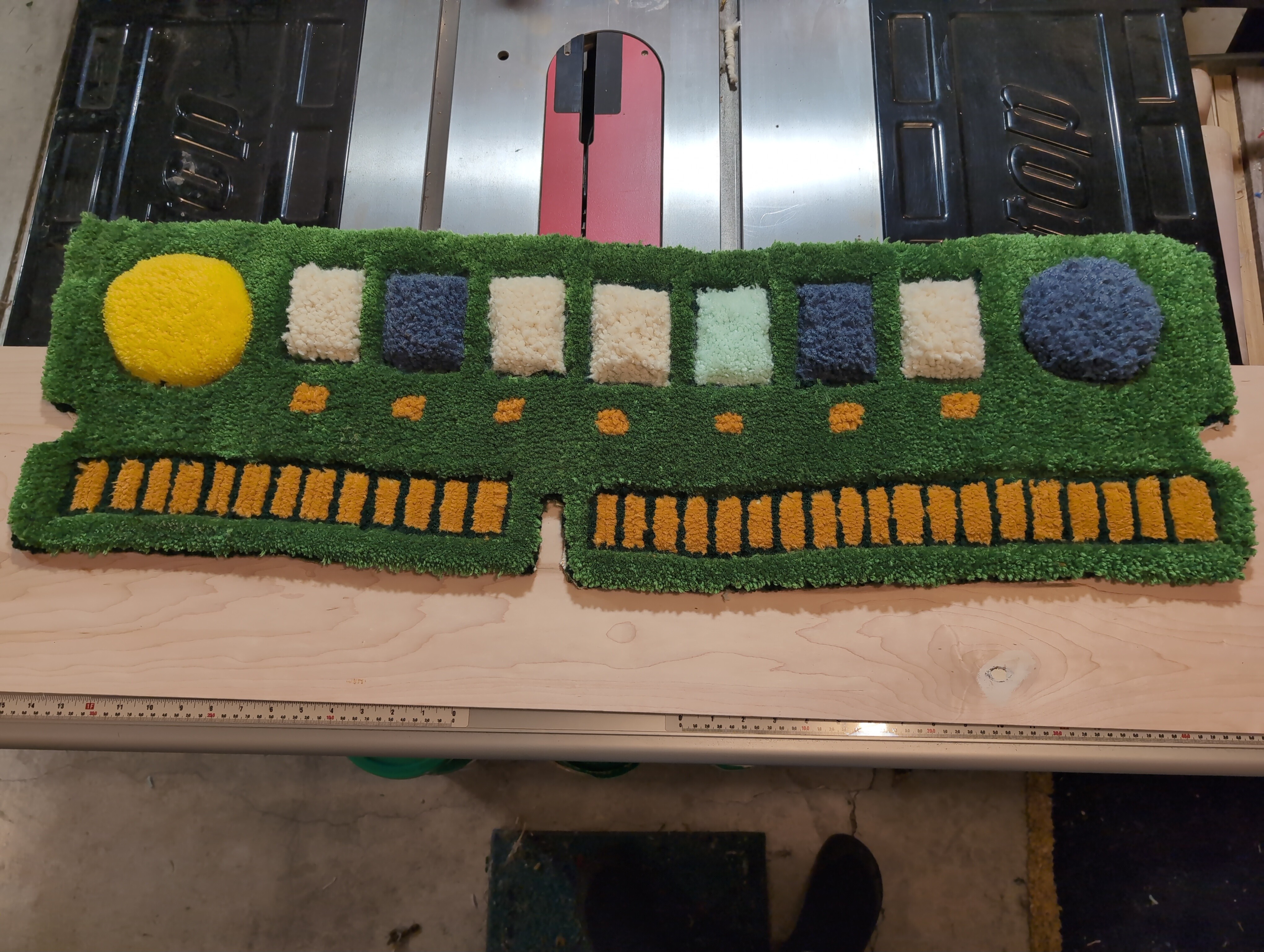 A 3 foot tufted stick of RAM