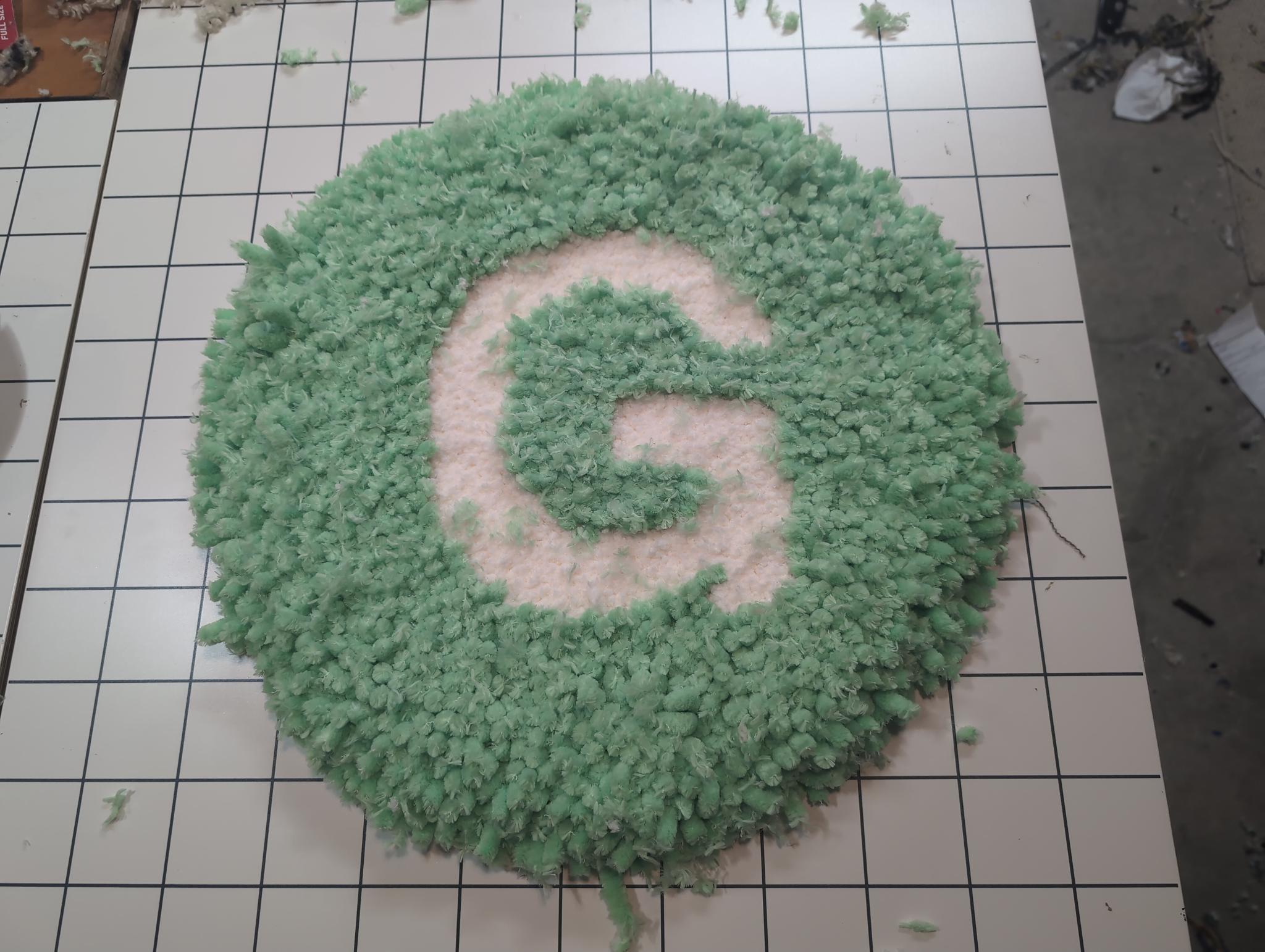 NYC MTA G Train fiber piece